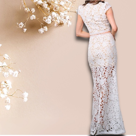 Stunning 2-piece crochet set S M L - Picture 2 of 7